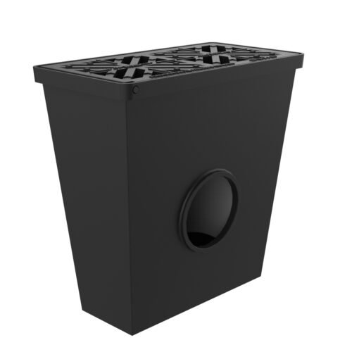 Avaloir siphonique en fonte à grille anti-vol (Optidrain)