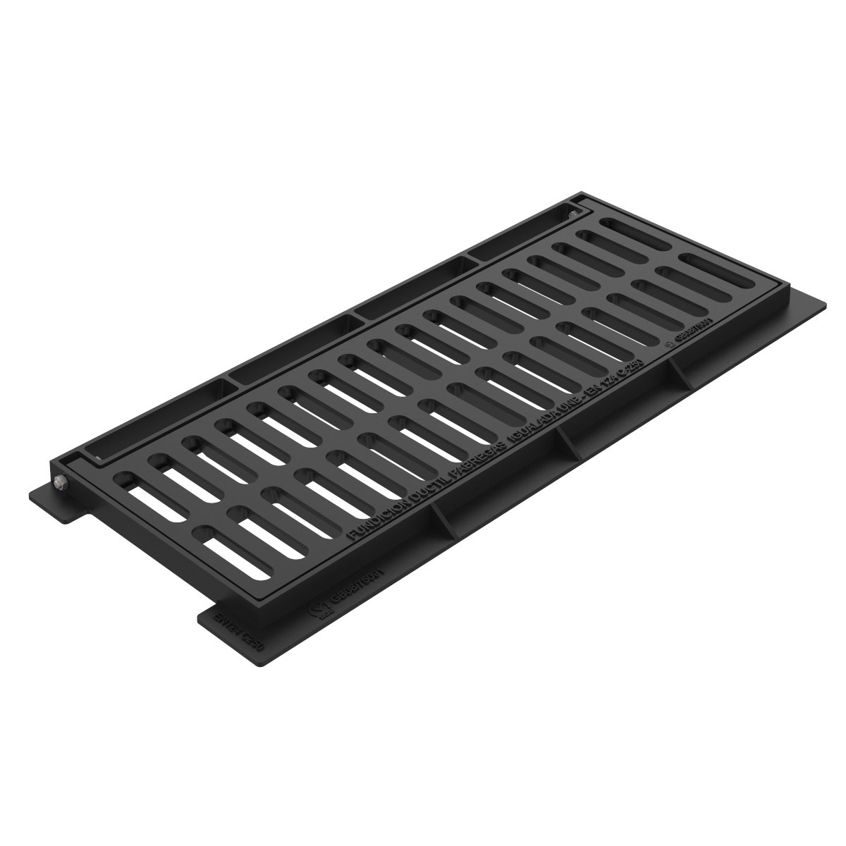 Grille avaloir en fonte abattable – C250 (modèle Impu)