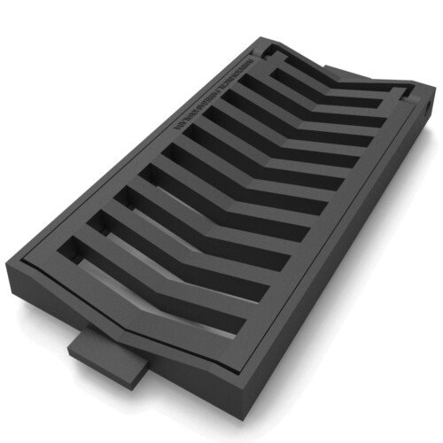 Grille avaloir en fonte concave 474×235