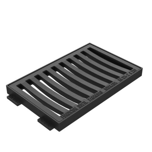 Grille avaloir en fonte concave 555×355 – C250