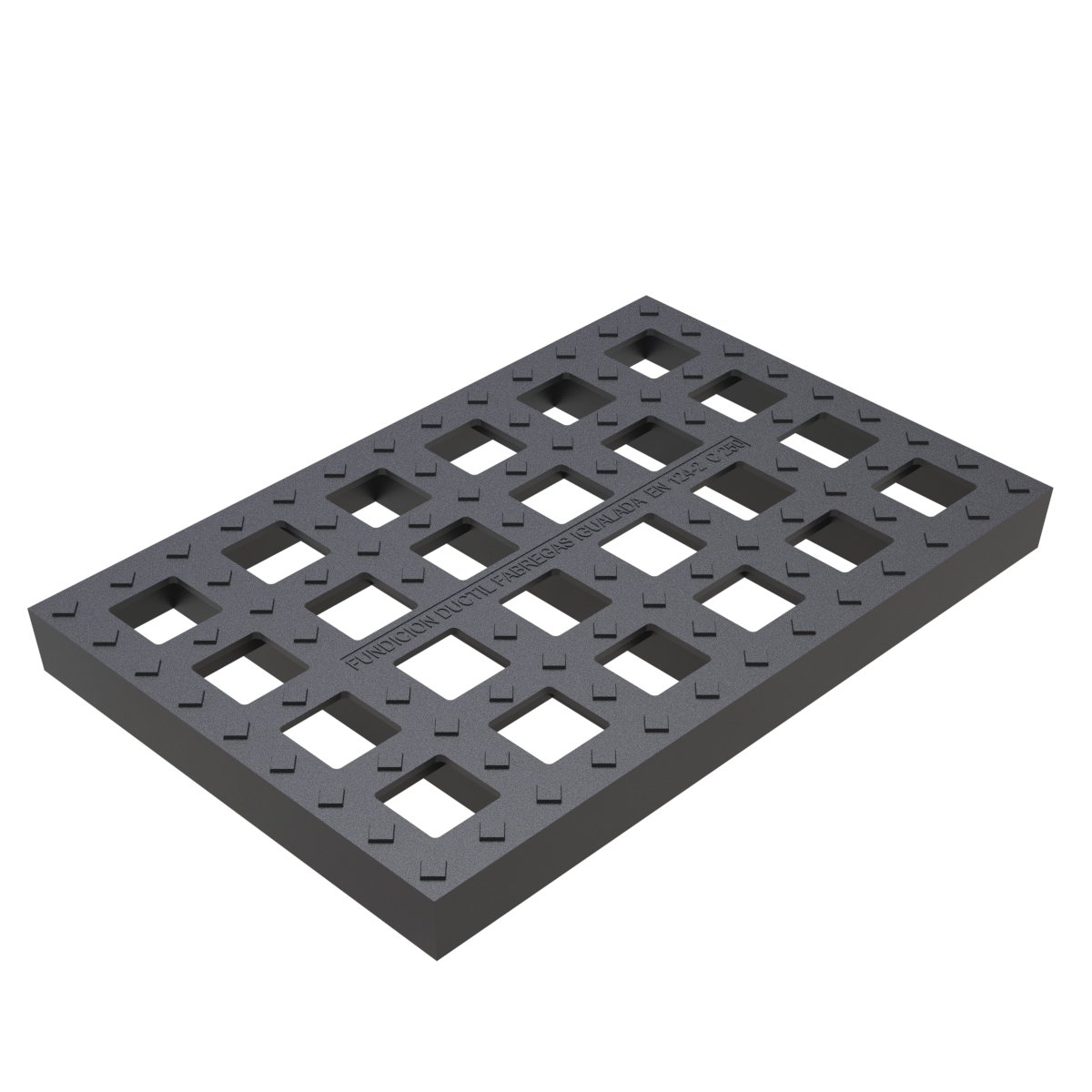 Grille de caniveau en fonte 750×495 – C250